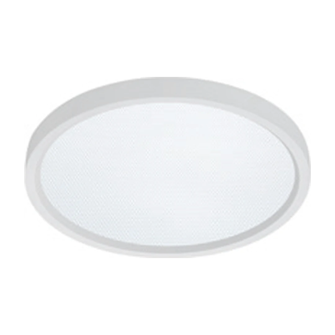 Downlight LED de sobreponer Carden CL DLC 10 en forma redonda y cuadrada, perfil delgado en acabado blanco