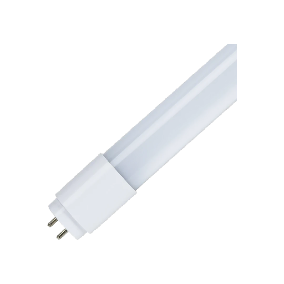 Tubo LED T8 de reemplazo instalado en gabinete de oficina