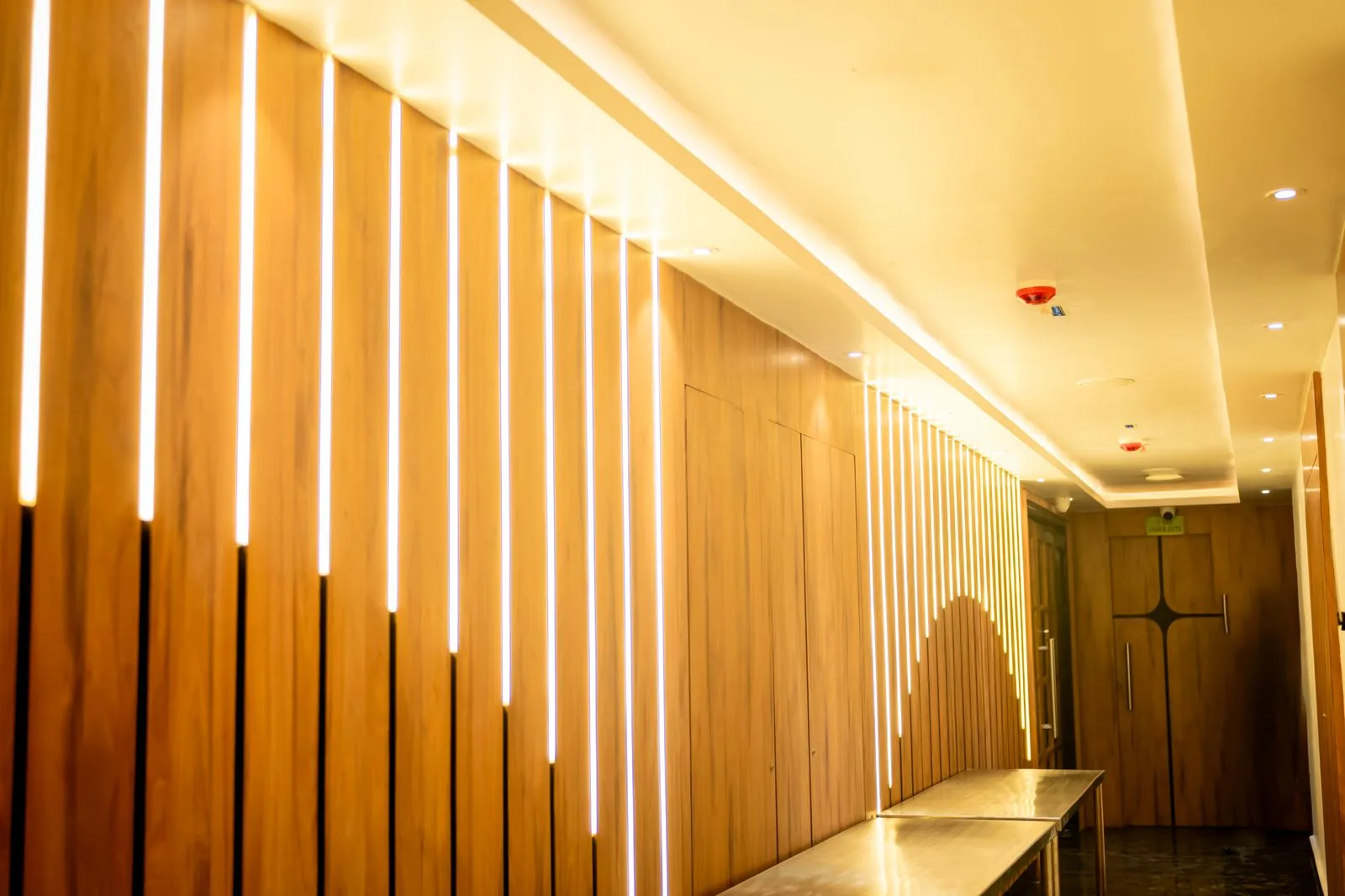Pasillos y habitaciones